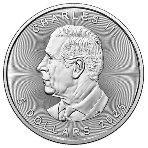 2025 1 oz Canadian Silver Maple Leaf Coin - Year of the Snake Privy Mark