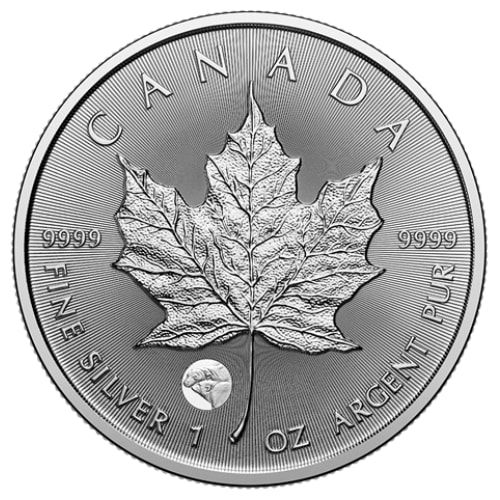 2025 1 oz Canadian Silver Maple Leaf Coin - Polar Bear Privy Mark