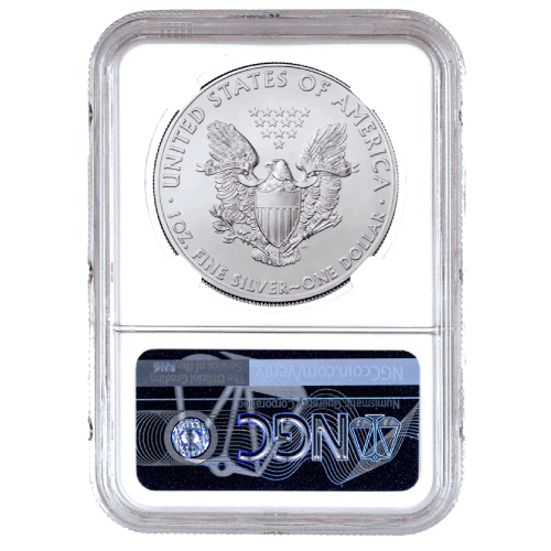 1 oz NGC MS-69 American Silver Eagle Coin - Random Year
