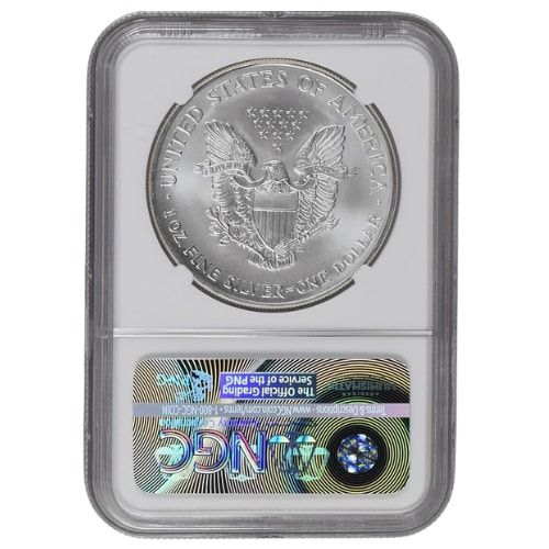 2014 NGC MS-69 American Silver Eagle Coin (Brown Label)