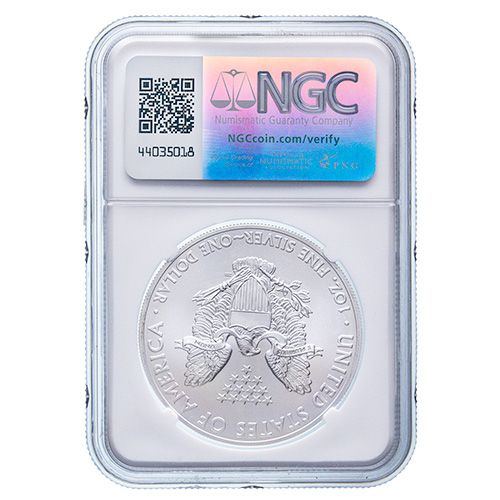 2012-(S) NGC MS-70 1 oz American Silver Eagle Coin Struck at San Francisco