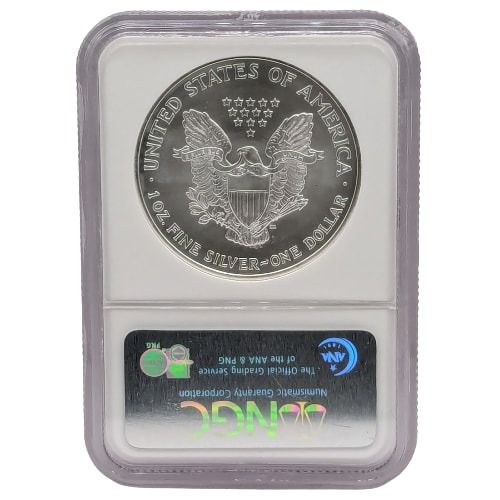 2006 NGC MS-69 First 50,000 Struck 1 oz American Silver Eagle Coin