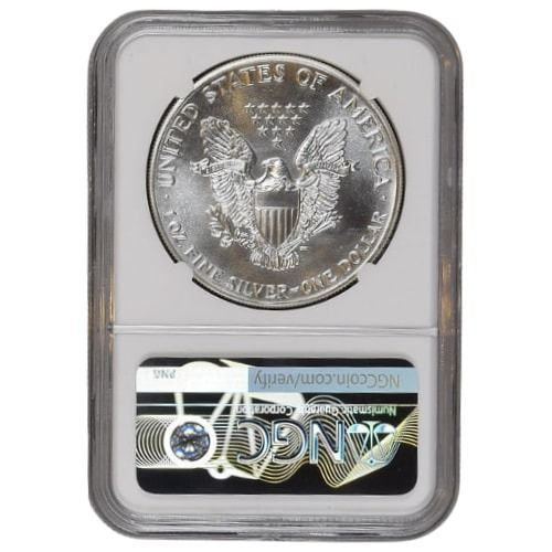 2000 NGC MS-69 American Silver Eagle Coin (Brown Label)