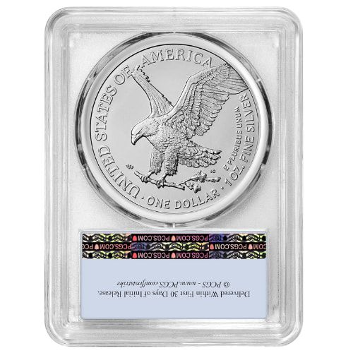 2025 PCGS MS-69 First Strike 1 oz American Silver Eagle Coin