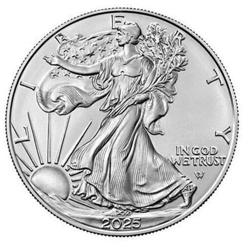 2025 Silver Eagles Monster Box - 500 Coins (Sealed)