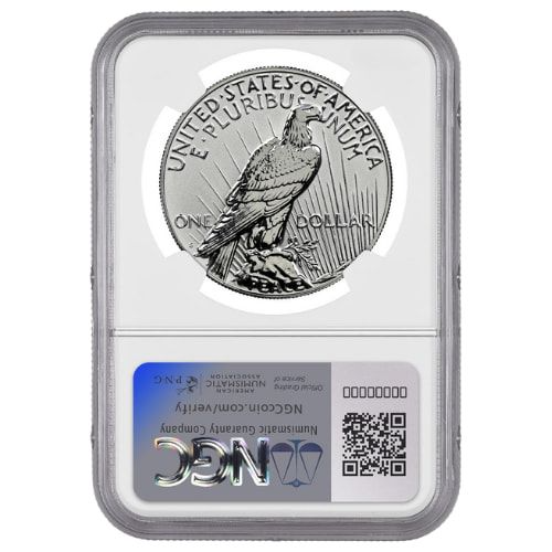 2024-S NGC PF-70 First Day of Issue Morgan & Peace Dollar Reverse Proof Silver 2-Coin Set - Morgan & Peace Labels