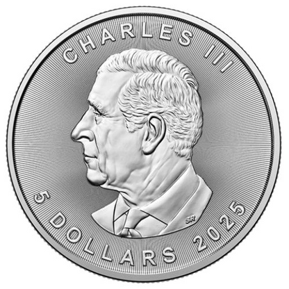 2025 1 oz Canadian Silver Maple Leaf Coin - Polar Bear Privy Mark
